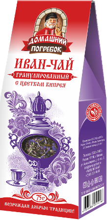 Иван-чай Домашний погребок гранулированный с цветком кипрея 75г